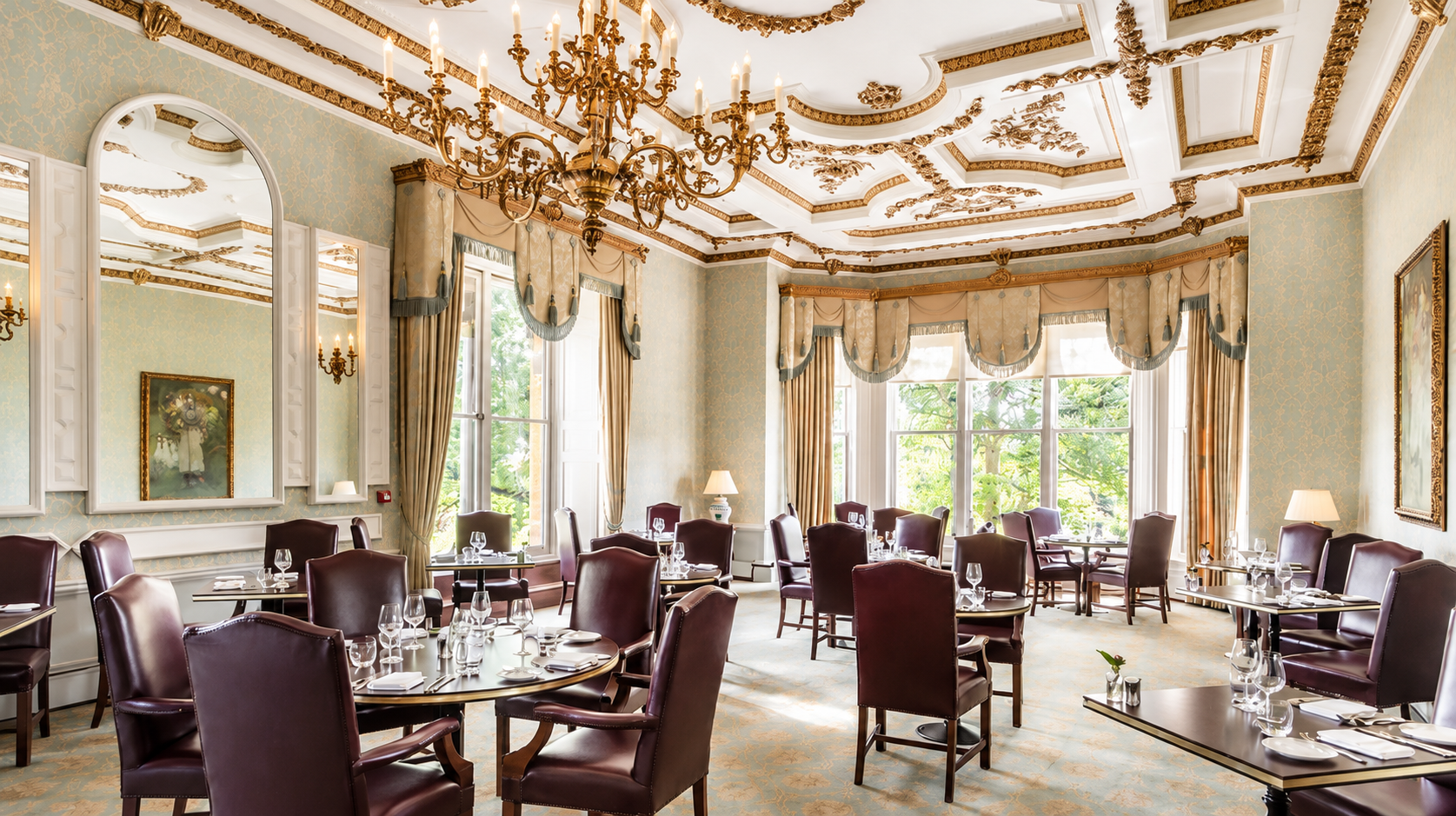The dining room at Miners Hotel