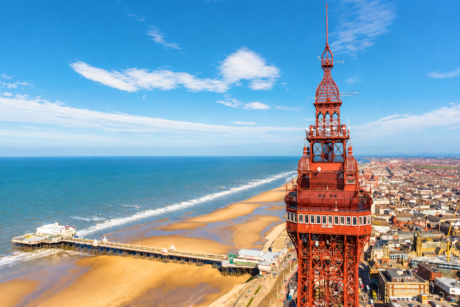 The seafront at North Shore, Blackpool