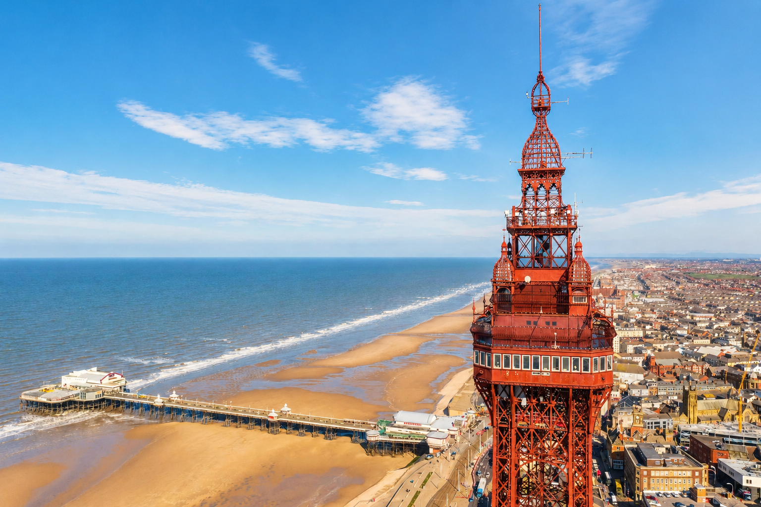 Blackpool Tower and the seafront